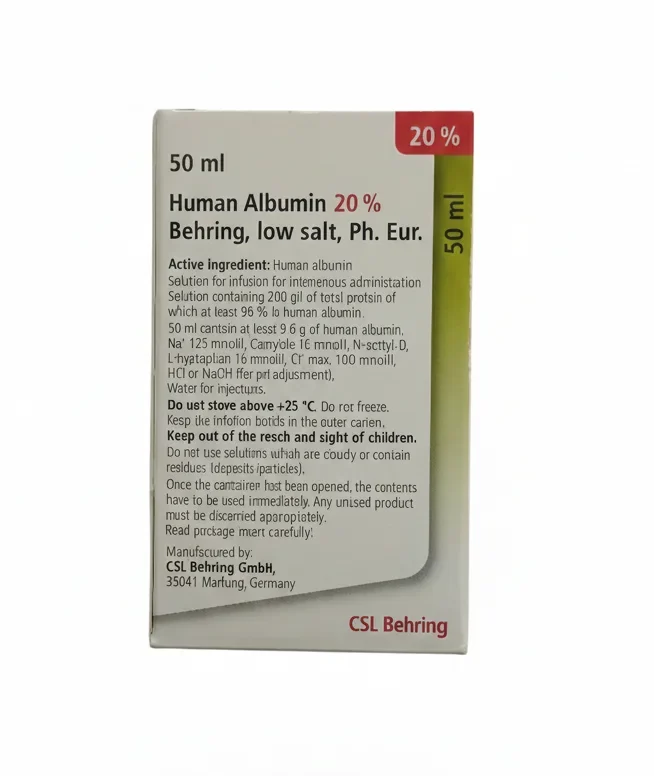 Human Albumin 20% 50ml. 1`s
