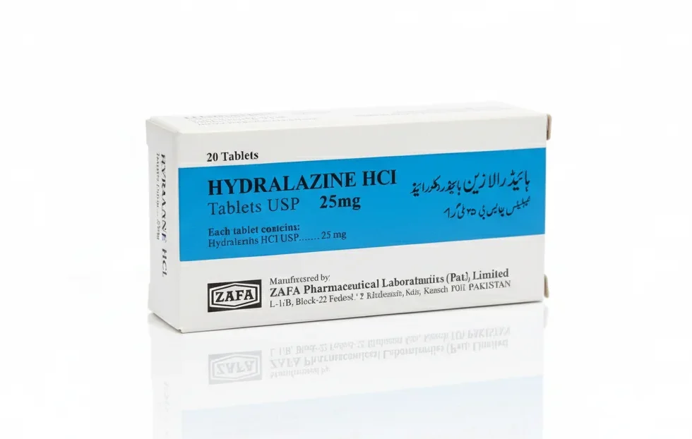 Hydralazine HCI 25mg Tab. 20`s