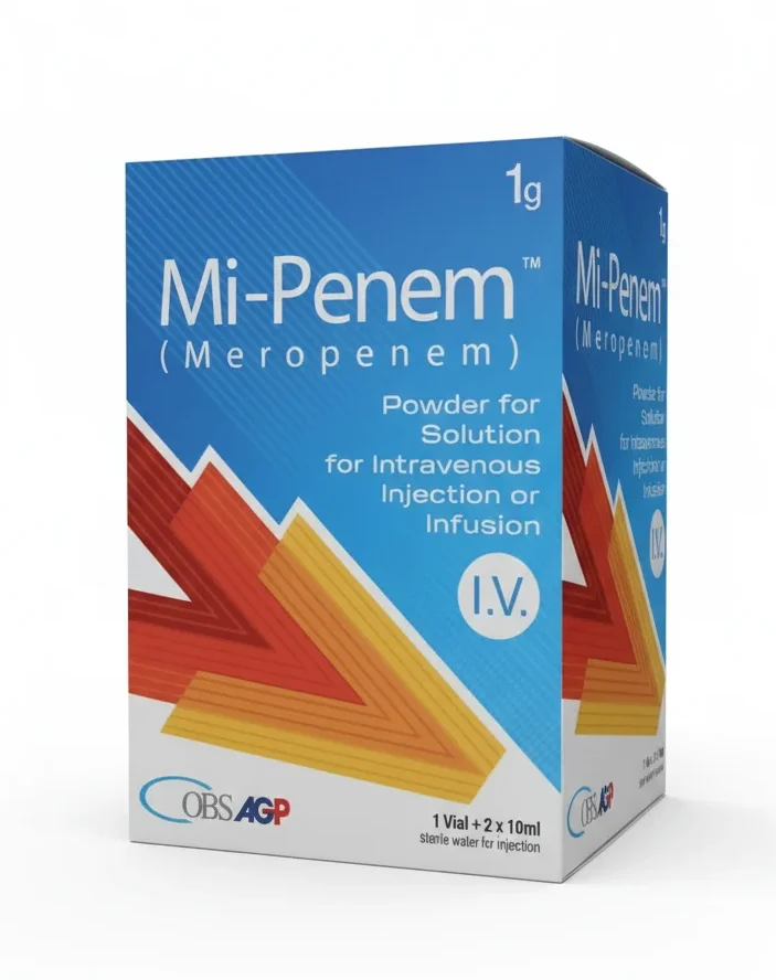 Mi-Penem 1g IV Inj. 1`s
