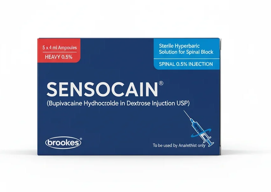 Sensocain 0.5% Spinal Injection 5x4`s