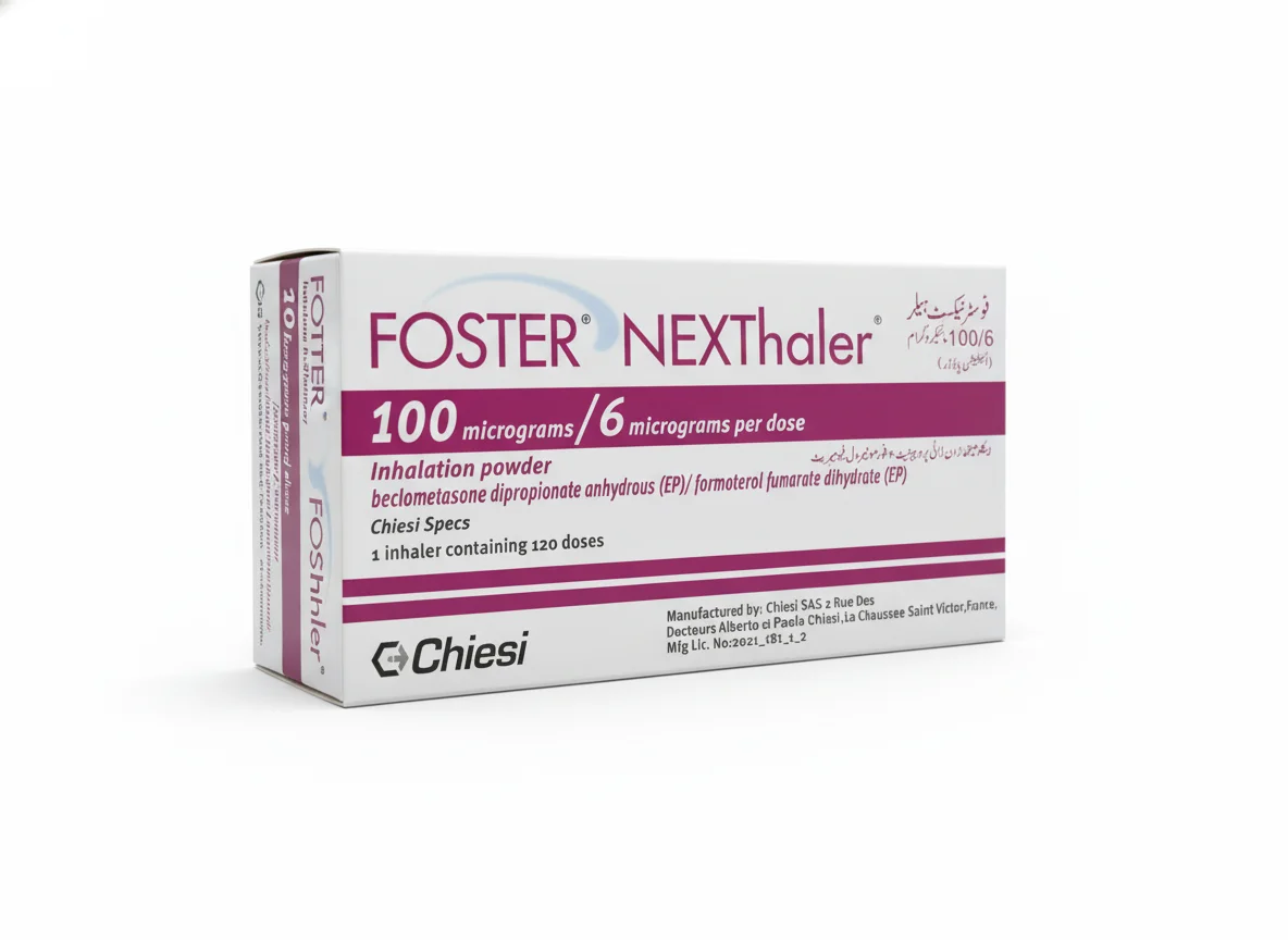 Foster Nexthaler 100/6mcg per dose