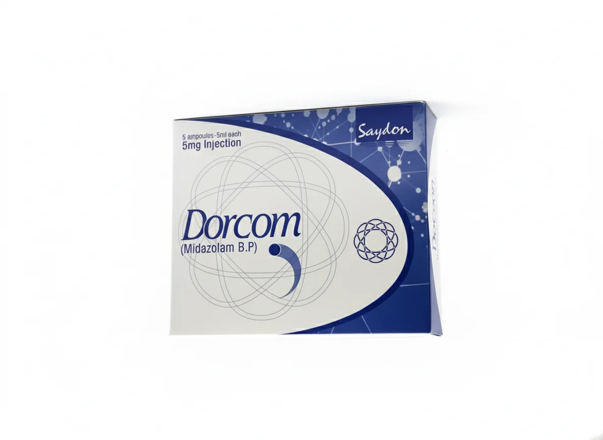 Dorcom 5mg/mL Injection (Midazolam)