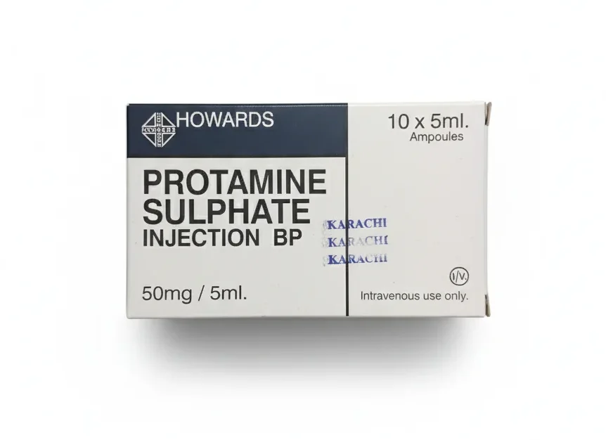 Protamine Sulphate 50mg/5ml Inj 10`s