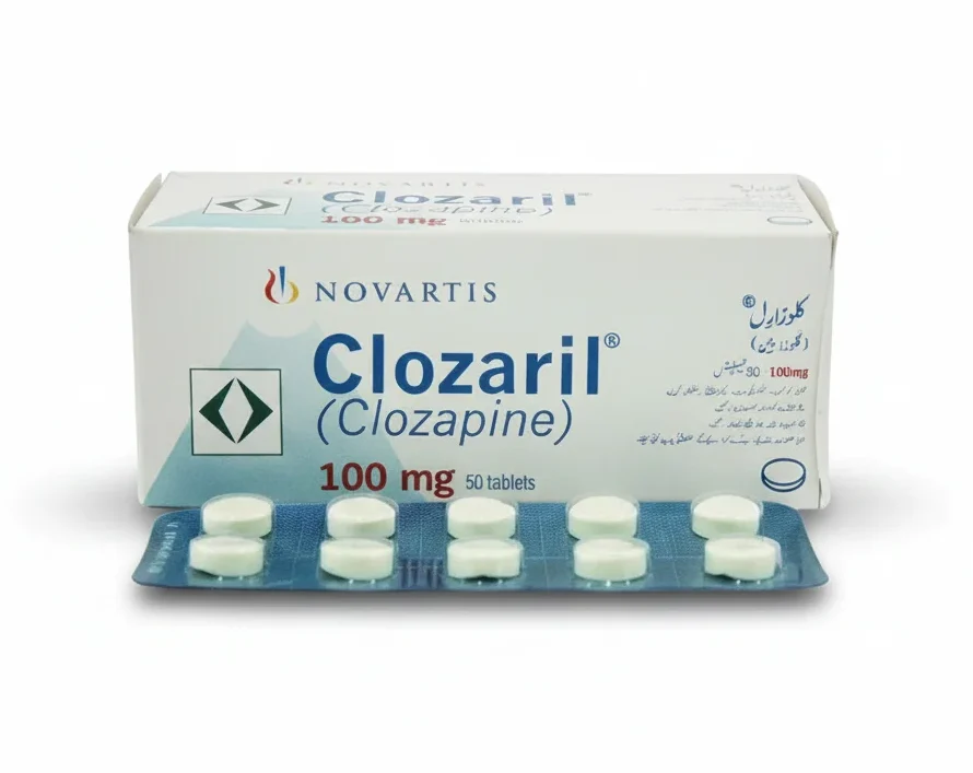 Clozaril 100mg Tabs. 50`s
